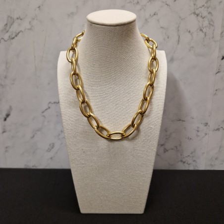 Handcess Dikke Choker Ketting Goud Gelaagde Kettingen Punk Dikke Ketting Ketting voor Vrouwen